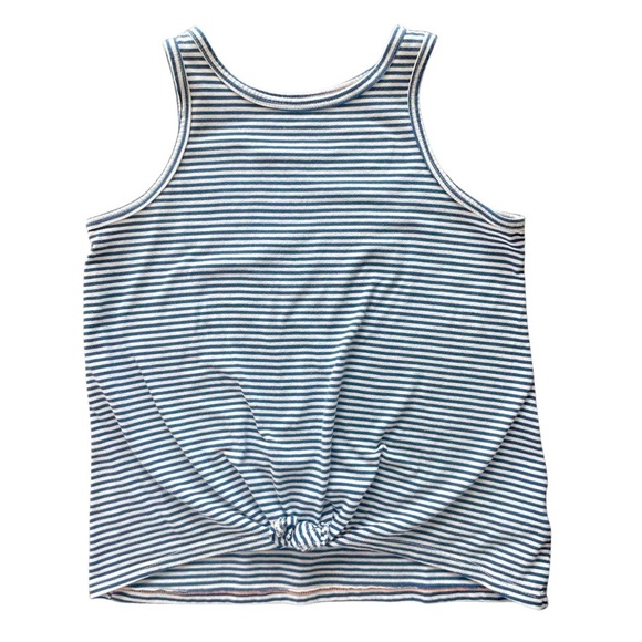 OshKosh B'gosh Other - Girls Blue/White Striped Tank Top, Tie Front, OshKosh, Size 10/10A